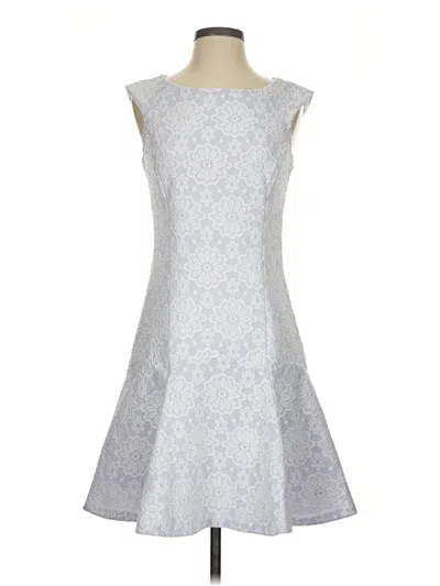 Pre-owned Nanette Lepore Cocktail Dress In Silver