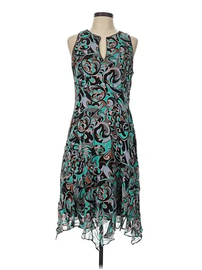 Pre-owned Nanette Lepore Cocktail Dress In Teal