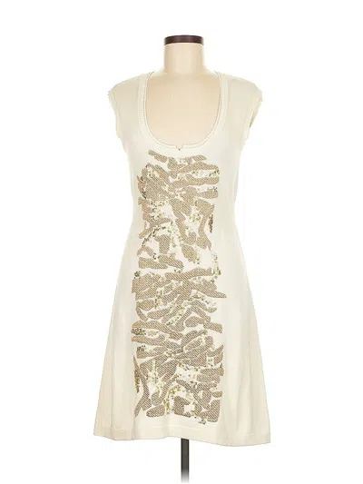 Pre-owned Nanette Lepore Cocktail Dress In White