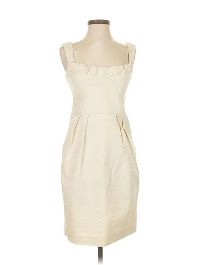 Pre-owned Nanette Lepore Cocktail Dress In White