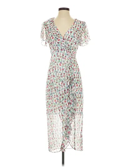 Pre-owned Nanette Lepore Cocktail Dress In White