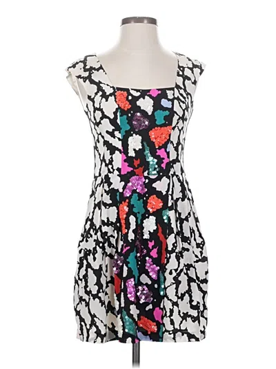 Pre-owned Nanette Lepore Cocktail Dress In White