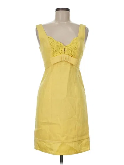 Pre-owned Nanette Lepore Cocktail Dress In Yellow