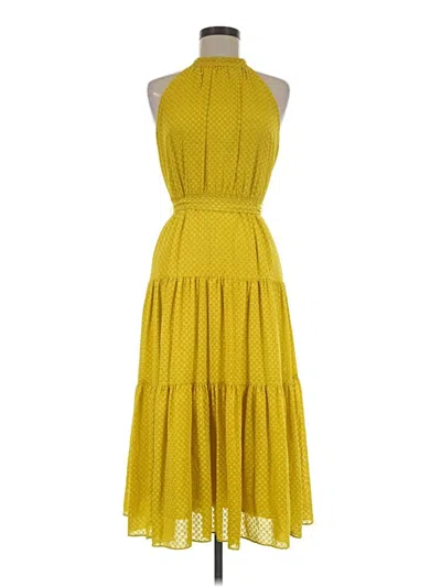 Pre-owned Nanette Lepore Cocktail Dress In Yellow