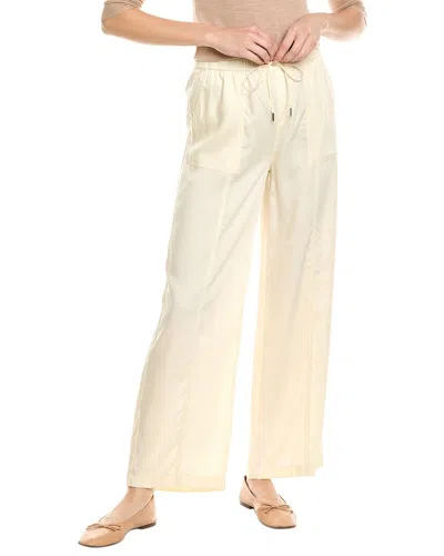 Nanette Lepore Contrast Drawstring Pant In White