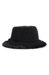 Nanette Lepore Corduroy Bucket Hat In Black