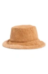Nanette Lepore Corduroy Bucket Hat In Brown