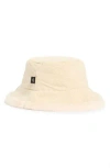 Nanette Lepore Corduroy Bucket Hat In White