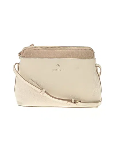 Pre-owned Nanette Lepore Crossbody Bag In White