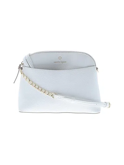 Pre-owned Nanette Lepore Crossbody Bag In White