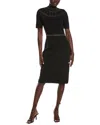 Nanette Lepore Embellished Sweaterdress In Black