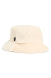 Nanette Lepore Faux Fur Mixed Media Bucket Hat