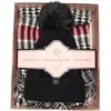 Nanette Lepore Faux Fur Pompom Beanie & Scarf Set In Multi