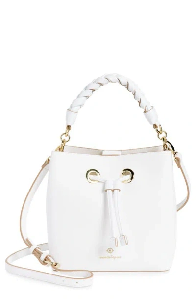 Nanette Lepore Faux Leather Bucket Bag<br /> In White