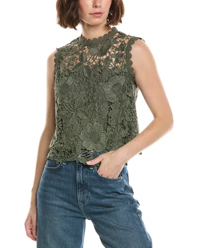 Nanette Lepore Floral Top In Green