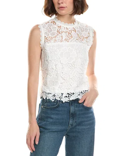 Nanette Lepore Floral Top In White