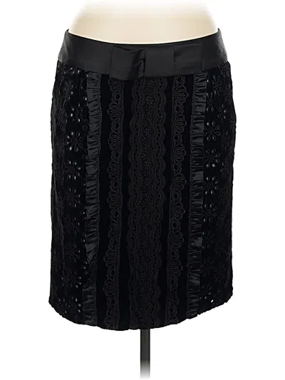 Pre-owned Nanette Lepore Formal Skirt In Black