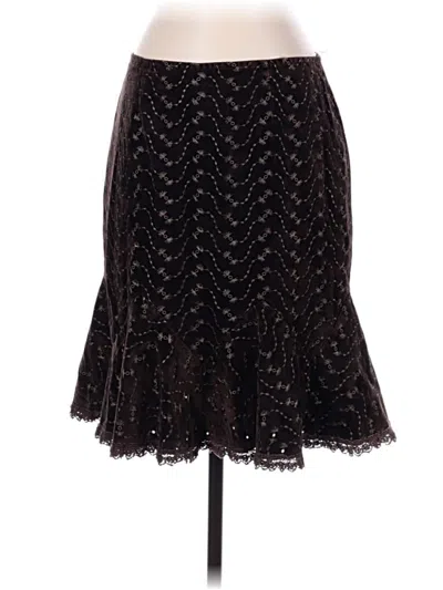 Pre-owned Nanette Lepore Formal Skirt In Black