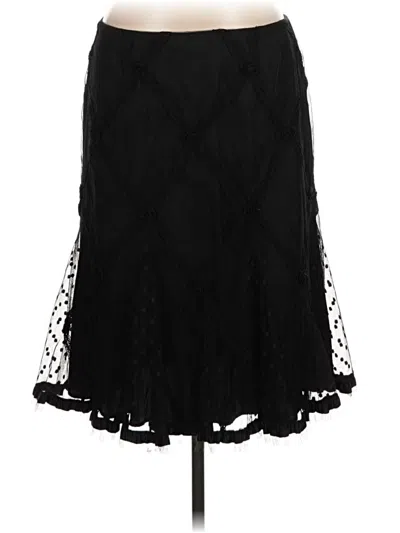 Pre-owned Nanette Lepore Formal Skirt In Black