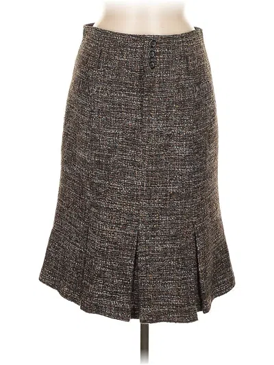 Pre-owned Nanette Lepore Formal Skirt In Brown