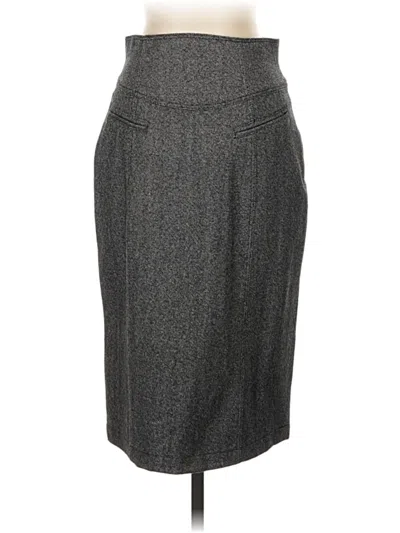 Pre-owned Nanette Lepore Formal Skirt In Gray