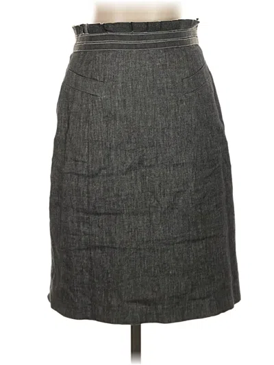 Pre-owned Nanette Lepore Formal Skirt In Gray