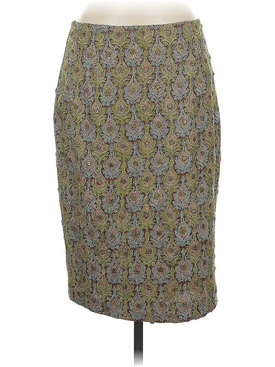 Pre-owned Nanette Lepore Formal Skirt In Green