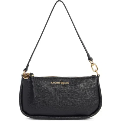 Nanette Lepore Frannie Convertible Baguette Shoulder Bag In Black