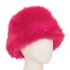Nanette Lepore Fur Womens Bucket Hat In Pink