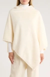 Nanette Lepore Hooded Faux Fur Ruana In White
