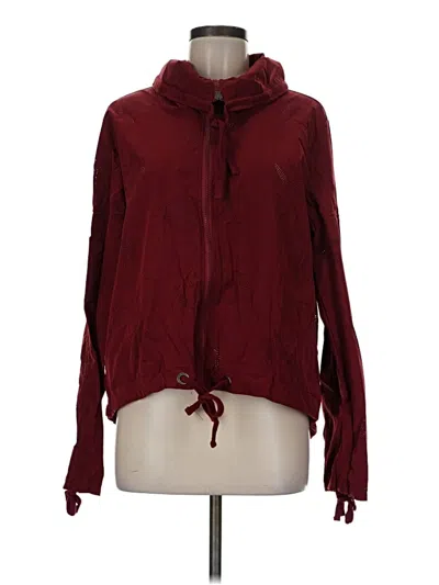 Pre-owned Nanette Lepore Jacket In Burgundy