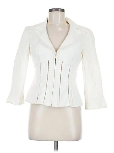 Pre-owned Nanette Lepore Jacket In Ivory