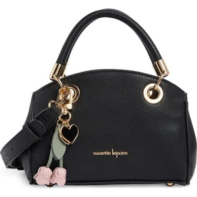 Nanette Lepore Josie Mini Convertible Satchel Bag In Black