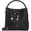 Nanette Lepore Kamilah Front Tie Bucket Bag In Black