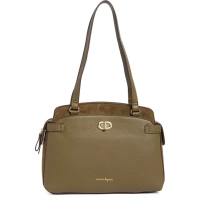 Nanette Lepore Kathryn Triple Section Shoulder Bag In Green