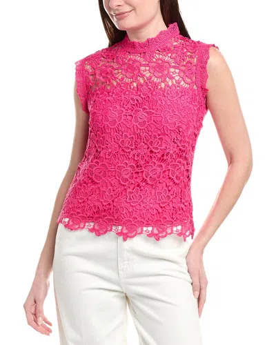 Nanette Lepore Lace Top In Pink