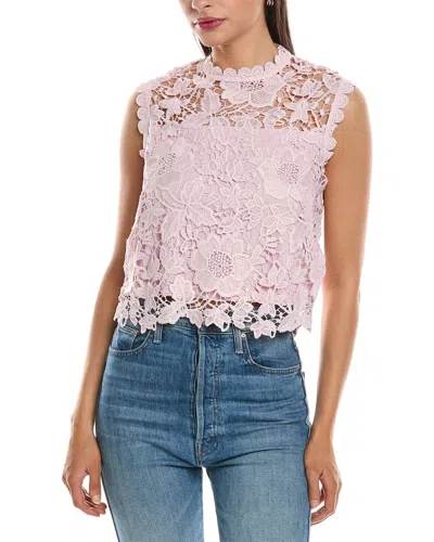 Nanette Lepore Lace Top In Pink