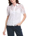Shop Nanette Lepore Lace Top In White