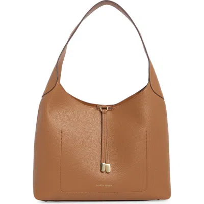 Nanette Lepore Large Ellington Faux Leather Bucket Bag In Brown