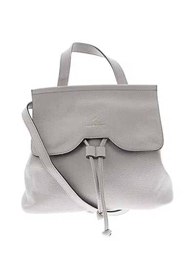 Pre-owned Nanette Lepore Leather Backpack In Gray