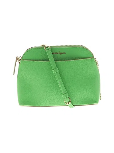 Pre-owned Nanette Lepore Leather Crossbody Bag In Green