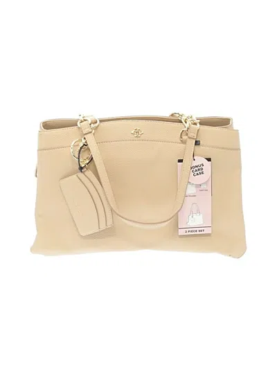 Pre-owned Nanette Lepore Leather Shoulder Bag In Ivory