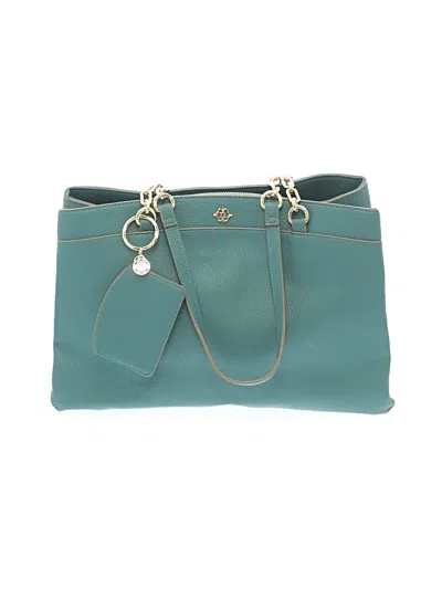 Pre-owned Nanette Lepore Leather Shoulder Bag In Teal