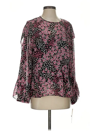 Nanette Lepore Long Sleeve Blouse In Multi