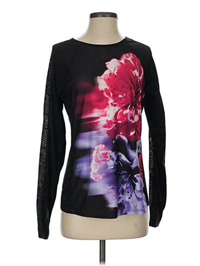 Pre-owned Nanette Lepore Long Sleeve T-shirt In Black