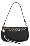 Nanette Lepore Margeaux Faux Leather Clutch In Black
