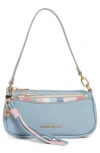 Nanette Lepore Margeaux Faux Leather Clutch In Blue