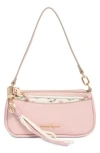 Nanette Lepore Margeaux Faux Leather Clutch In Pink
