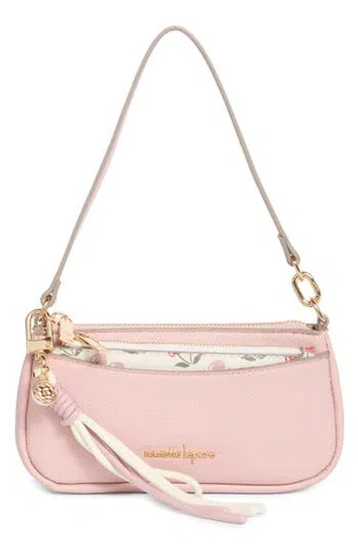 Nanette Lepore Margeaux Faux Leather Clutch In Pink