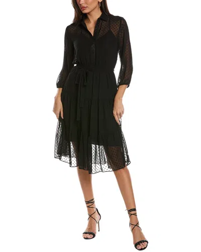Nanette Lepore Midi Dress In Black